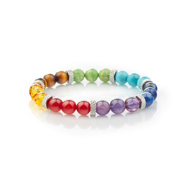 7 Chakra Stone Bracelet- Energy Healing Crystals