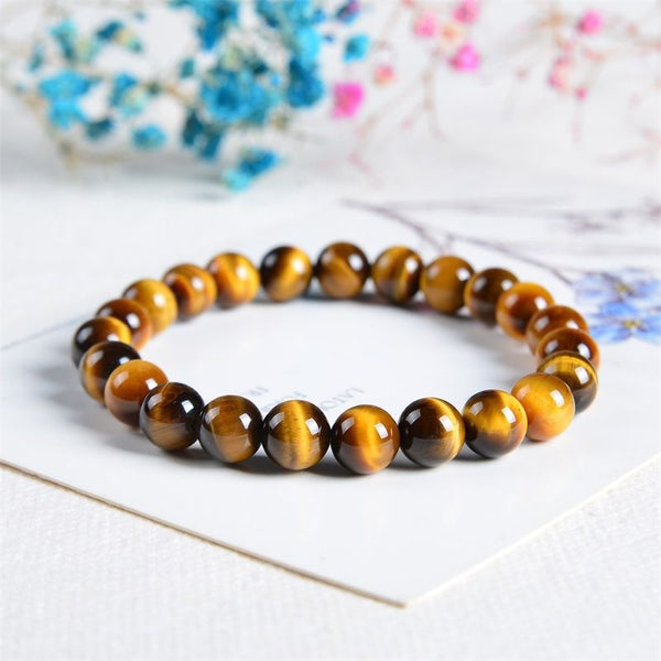 Gold Tiger Eye Bracelet - Power & Prosperity！